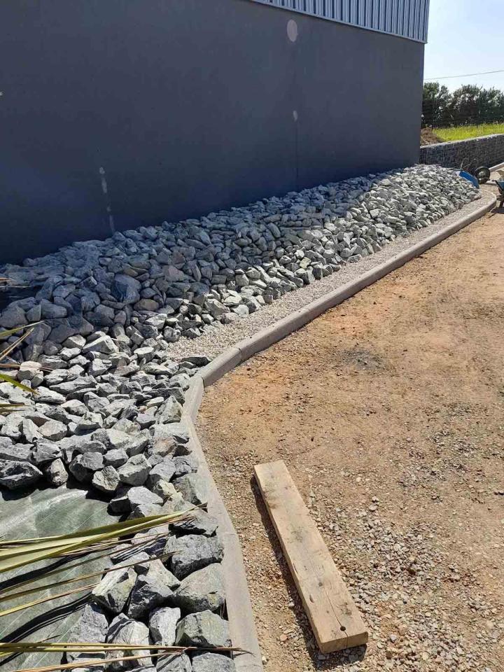 Aménagement cours et allées Barneville-Carteret