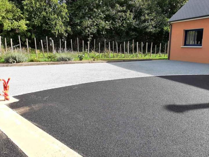 Aménagement cours et allées Barneville-Carteret