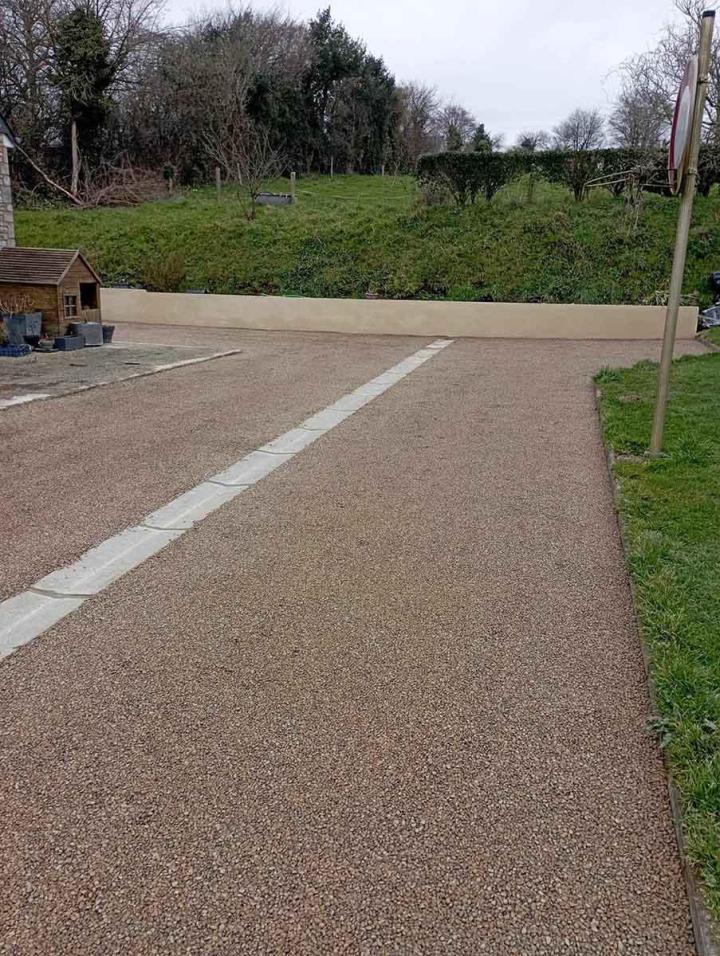 Aménagement cours et allées Barneville-Carteret