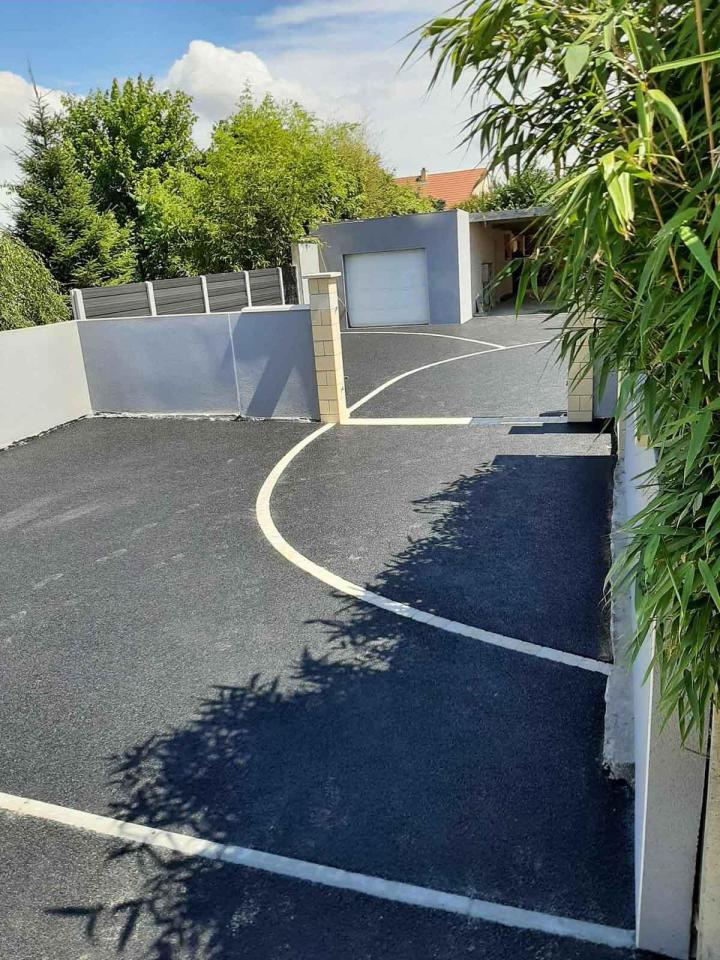 Aménagement cours et allées Barneville-Carteret