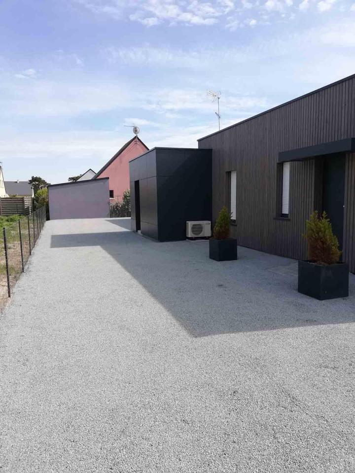 Aménagement cours et allées Barneville-Carteret